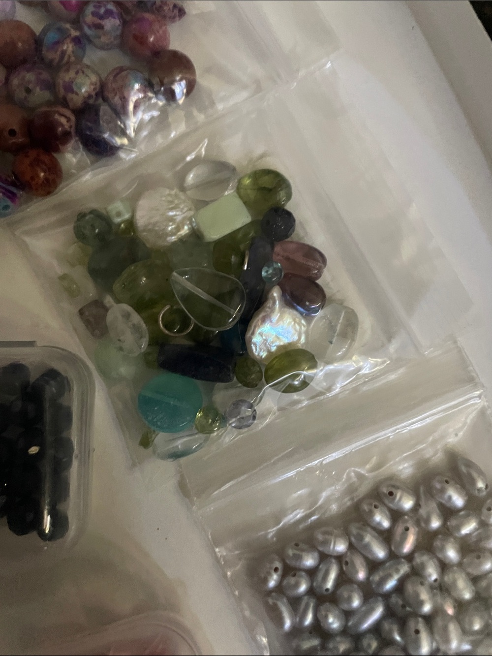 🖤5/$25 beads real pearl gemstone - Picture 6 of 8